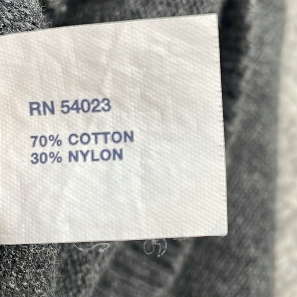 Gap Quarter Zip Windowpane Plaid Sweater Preppy Academia Gray Sz L - Picture 10 of 12